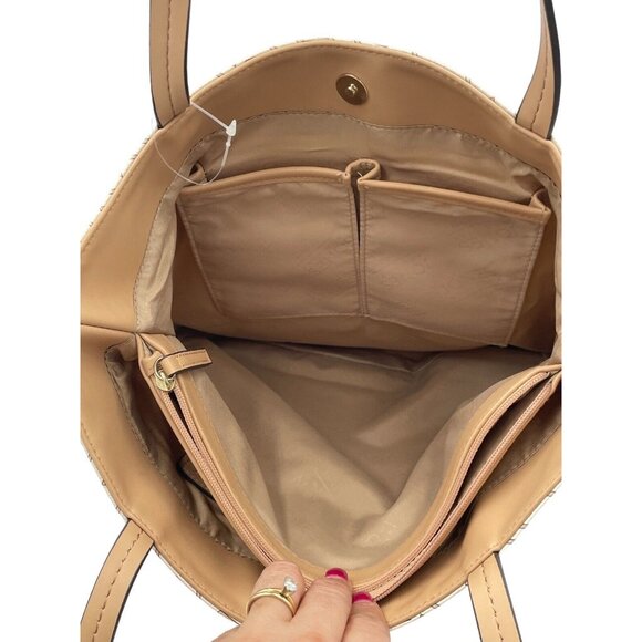 Jones New York Signature BLUSH/NUDE TOTE Shoulder Bag Blush/Neutral Tone - Picture 9 of 14